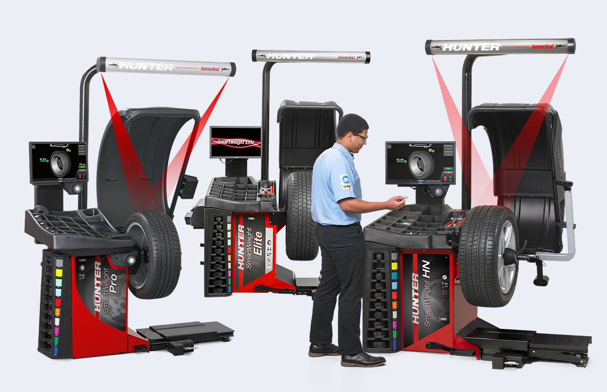 Hunter wheel balancing online machine price