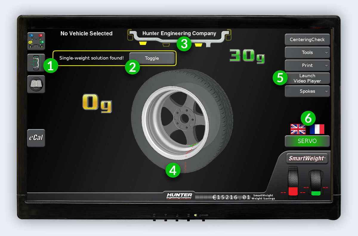 SmartWeight® Wheel Balancers